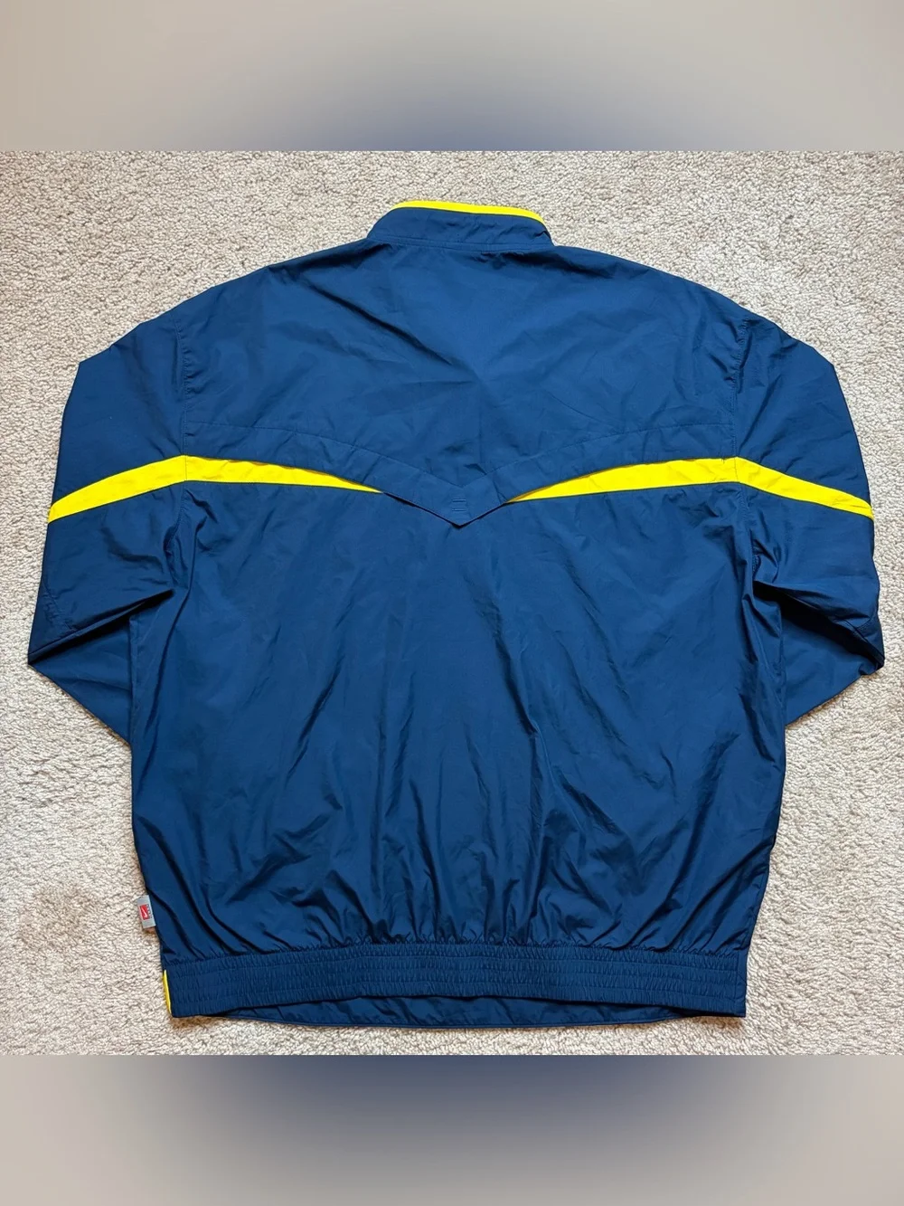 Retro Nike University Michigan 1/4 Zip Windbreaker